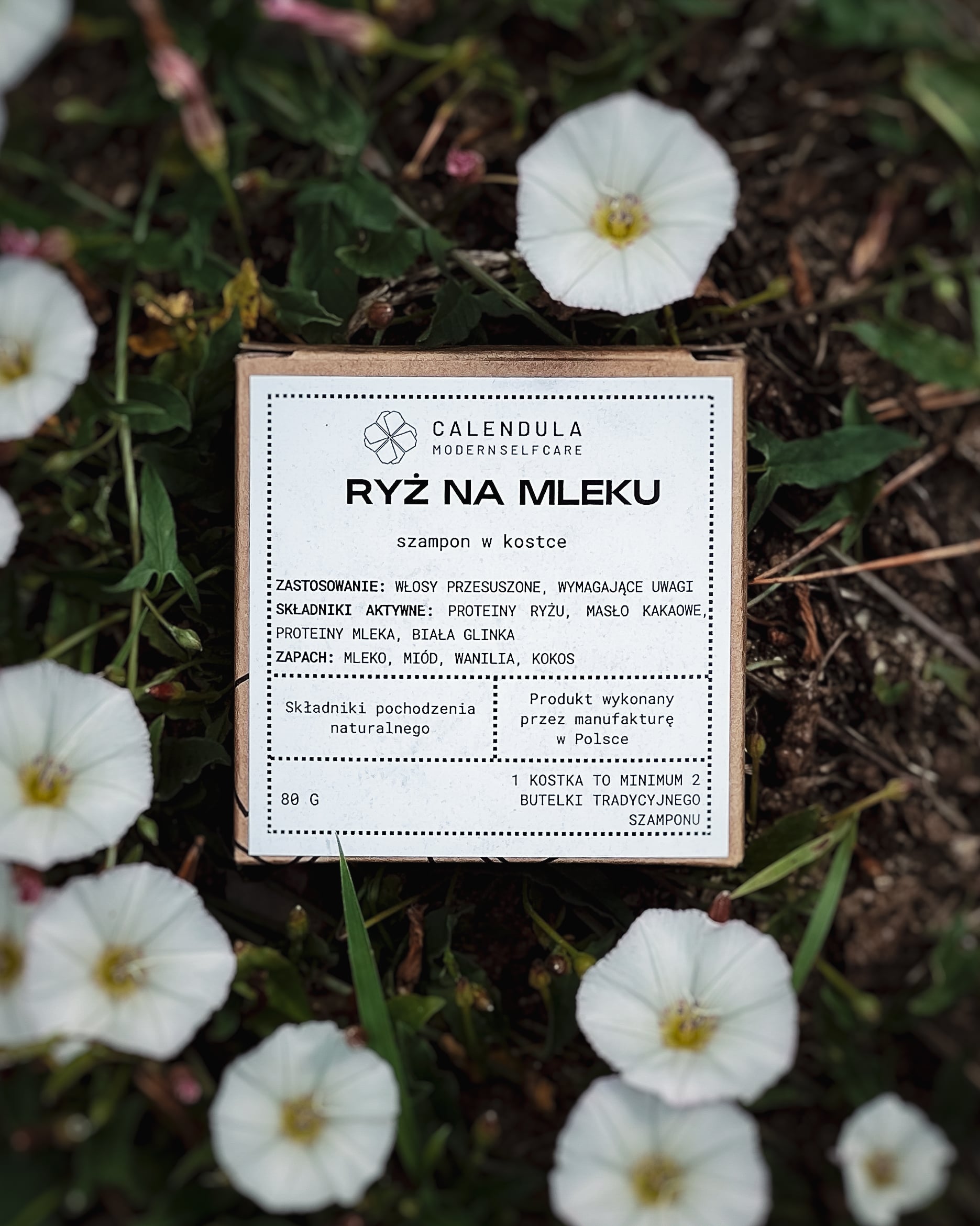 Szampon do włosów w kostce - Ryż na mleku